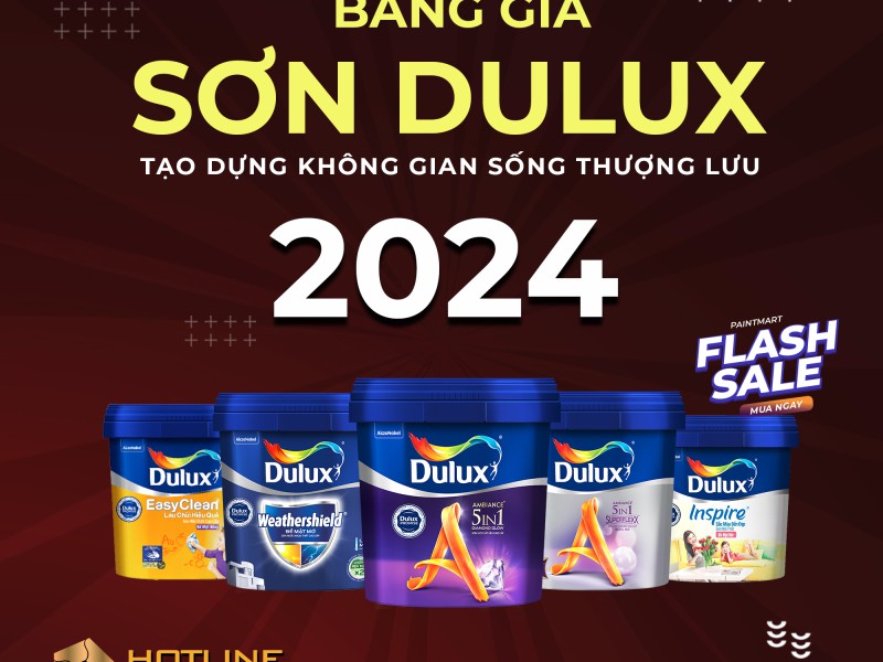 Bảng giá sơn Dulux mới nhất năm 2024