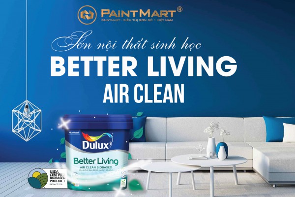 Sơn nội thất sinh học Dulux mang đến không gian sống trong lành cho mọi tổ ấm