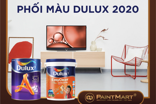 Xu hướng phối màu sơn nội thất Dulux 2020