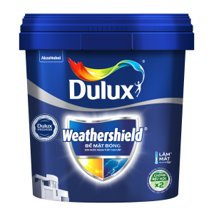 Sơn ngoại thất Dulux Weathershield bề mặt bóng