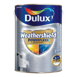 Sơn Ngoại Thất Cao Cấp Dulux Weathershield Powerflexx - Bề mặt Bóng