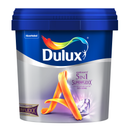 Sơn nước nội thất siêu cao cấp Dulux Ambiance 5 in 1 Superflexx Siêu bóng Z611B 