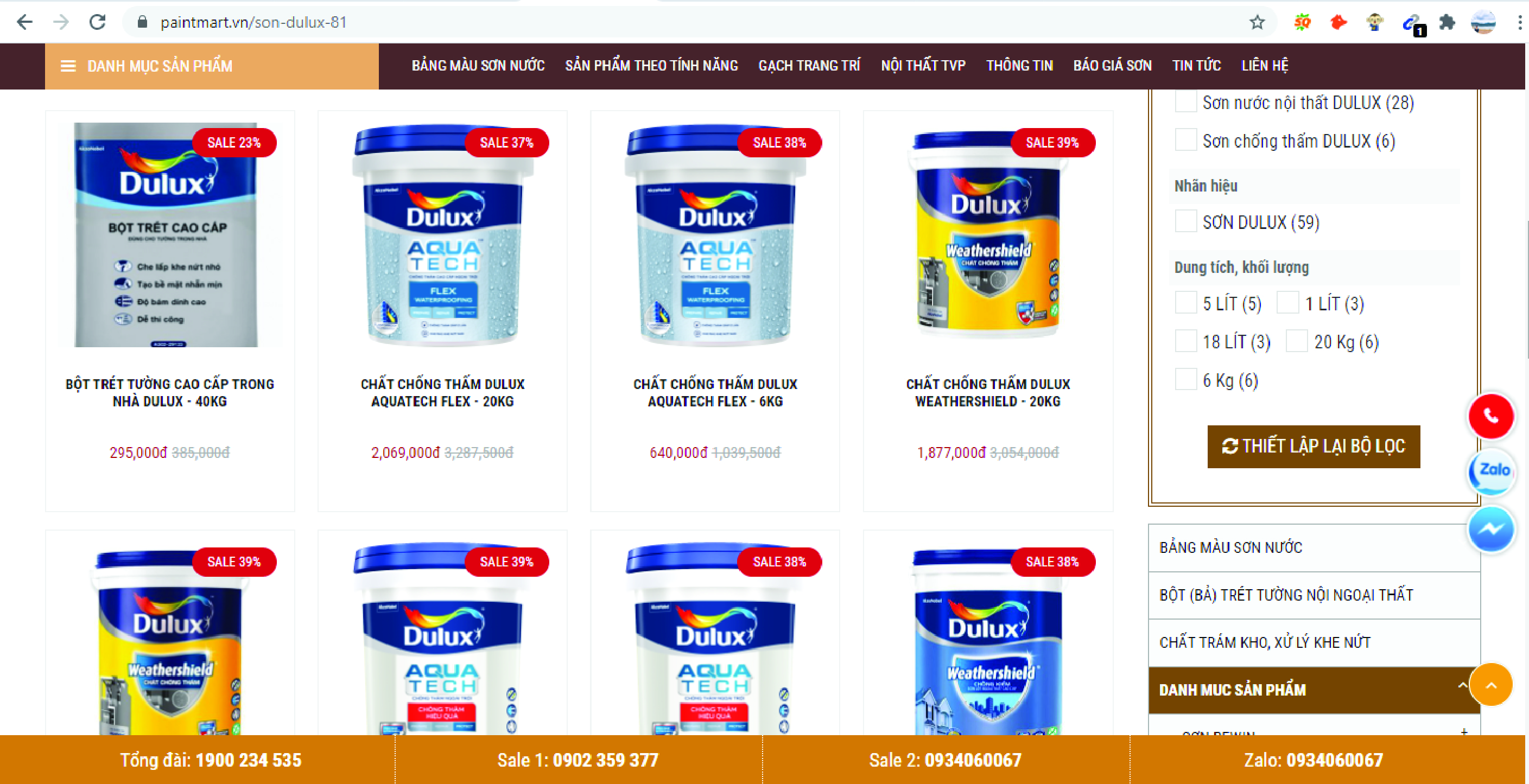 Đại lý Phân phối Sơn Dulux tại Tp. Hồ Chí Minh