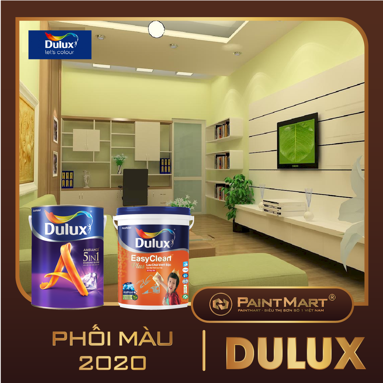 Xu hướng phối màu sơn nội thất Dulux 2020